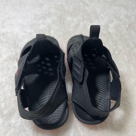 SOLD!!Nike Sunray Protect 2 (TD) Little Kids' Sandal Red Black size 7C - Picture 2 of 5